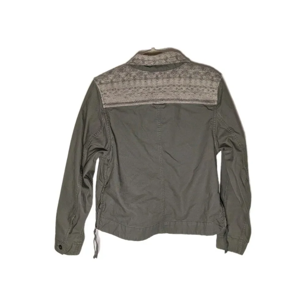 REI Co-op Trailsmith Utility Jacket Women's Sz S Gray Military Novelty Outdoors